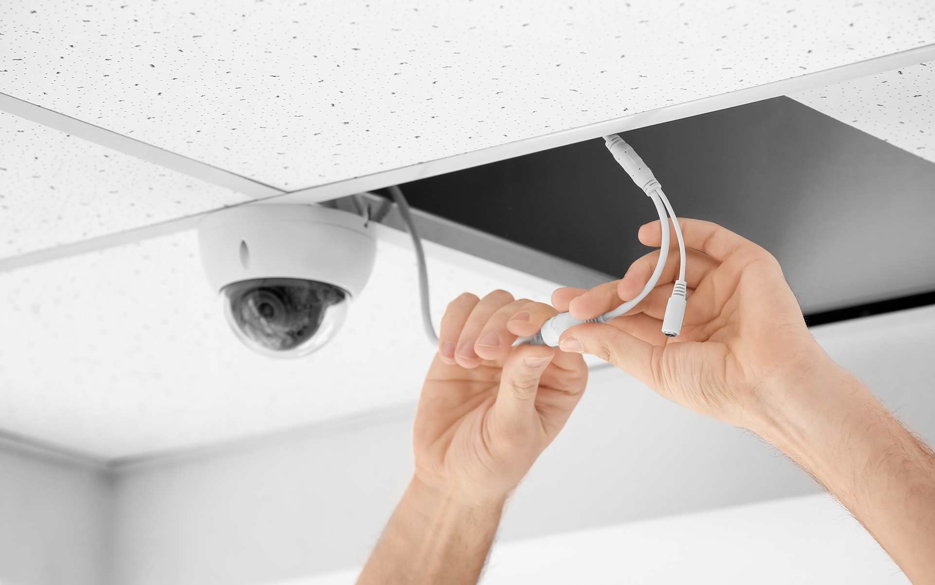 A2B Electrical's electricians can wire up CCTV cameras for properties in The Bookhams and the local area. 